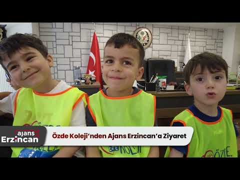 Özde Koleji’nden Ajans Erzincan’a Ziyaret