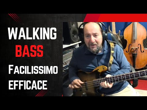 Lezione di Basso  Walking Bass FACILISSIMO ED EFFICACE