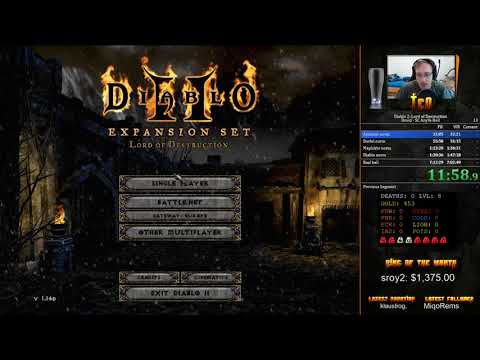 Diablo 2 LoD SC Any% Hell Druid Speedrun - 6:17:11