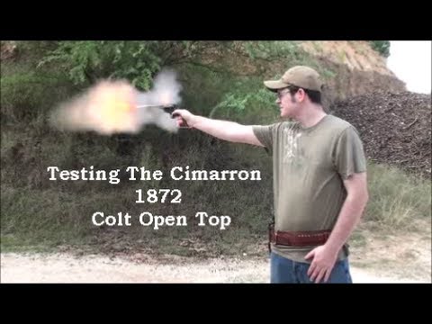 Testing The Cimarron 1872 Colt Open Top