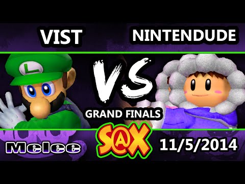 S@X - Vist (Luigi) Vs. Apex | Nintendude (Ice Climbers) SSBM Grand Finals - Melee
