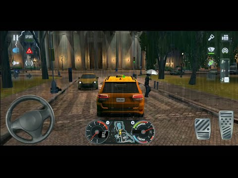 TAXI SIM 2020 | 4×4 SUV RAIN  DRIVER Ep26  👮‍♂️🚕- Car Games Android iOS Gameplay
