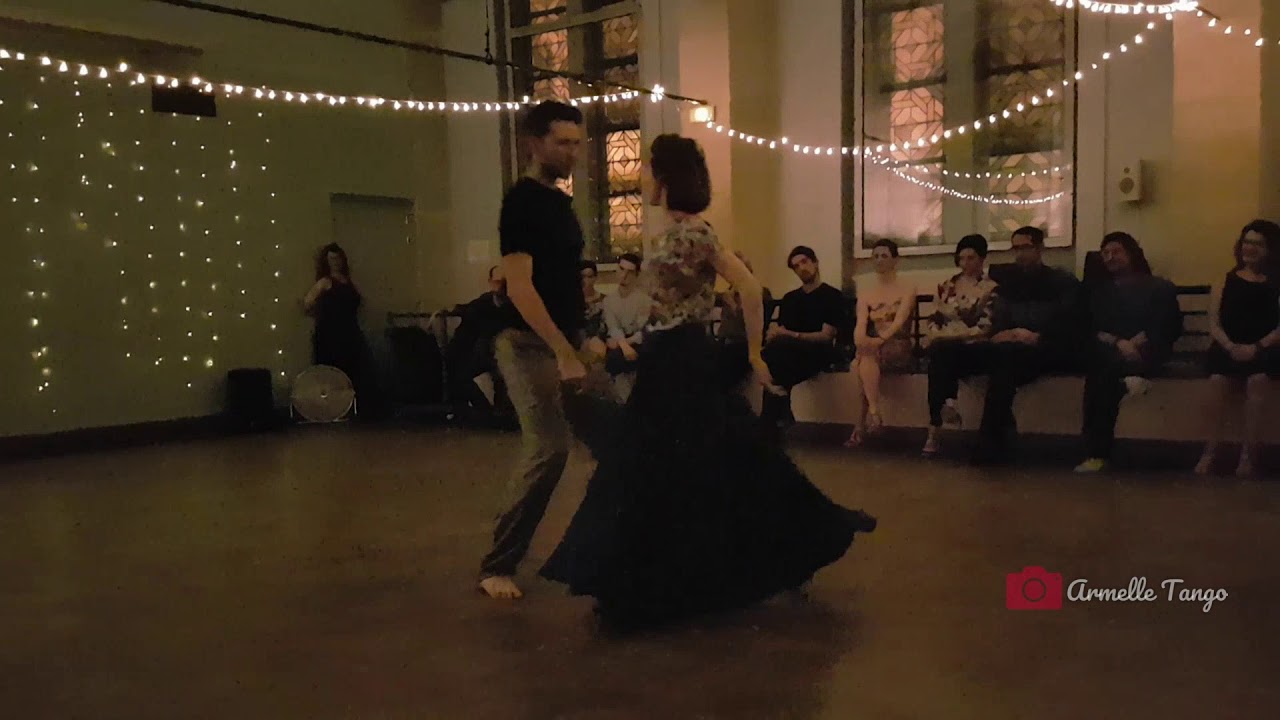 Démo chacarera par Semeon Kukormin & Sofya Petrichenko ❤ @ Oh-La-La Milonga -  DJ  Rachid Tuolejda