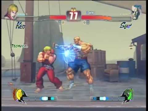 Damdai (Ken) vs Sanford (Sagat) @ ConsoleWarzone #sf4