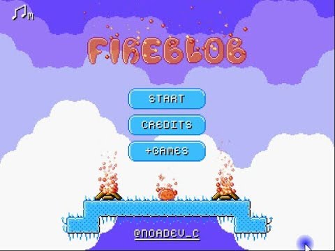 ファイヤースライムのパズルアクション【FireBlob】 ｜ 無料ブラウザゲーム｜アクションゲームの庵