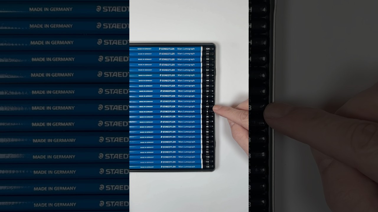 PSA: Explaining art pencils. ✏️