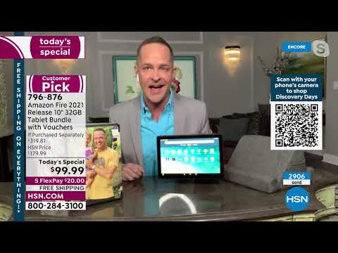 HSN | Electronic Connection featuring Amazon Fire Tablet 02.05.2022 - 05 AM