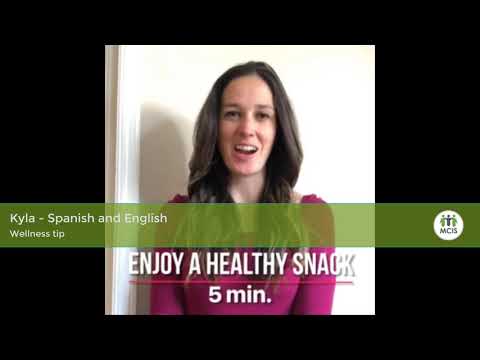 #OurEffortMCIS - Wellness tip from Kyla, in Spanish and English