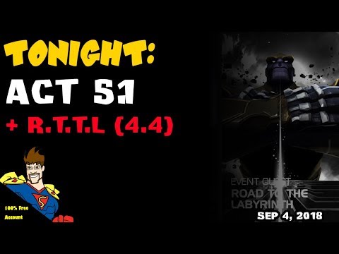 Act 5 Chapter 1 - Road to 100% Act 5 Part 1 (CRASHED)!  Marvel Contest of Champions