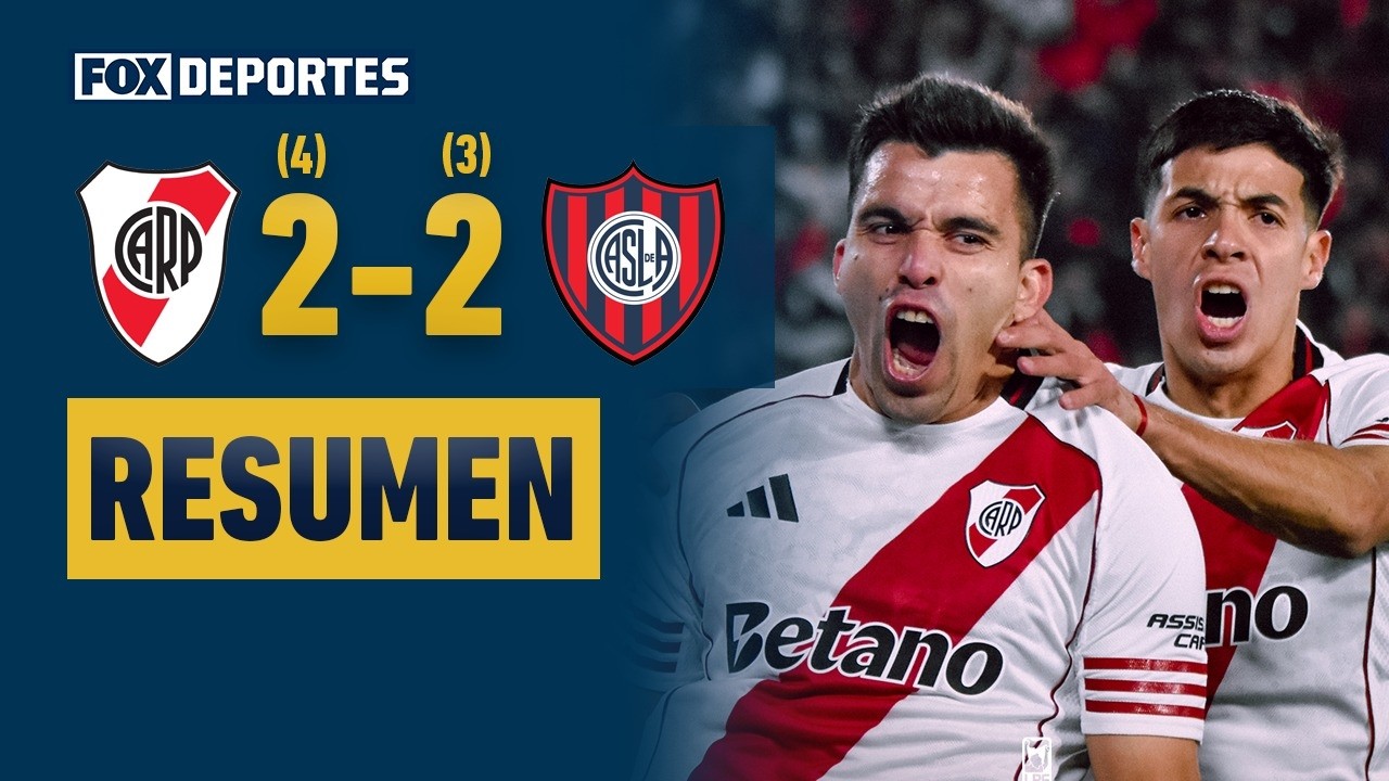 RIVER PLATE 2-2 (4-3) SAN LORENZO | El 'Millonario' sufre, pero avanza | HIGHLIGHTS | Liga Argentina
