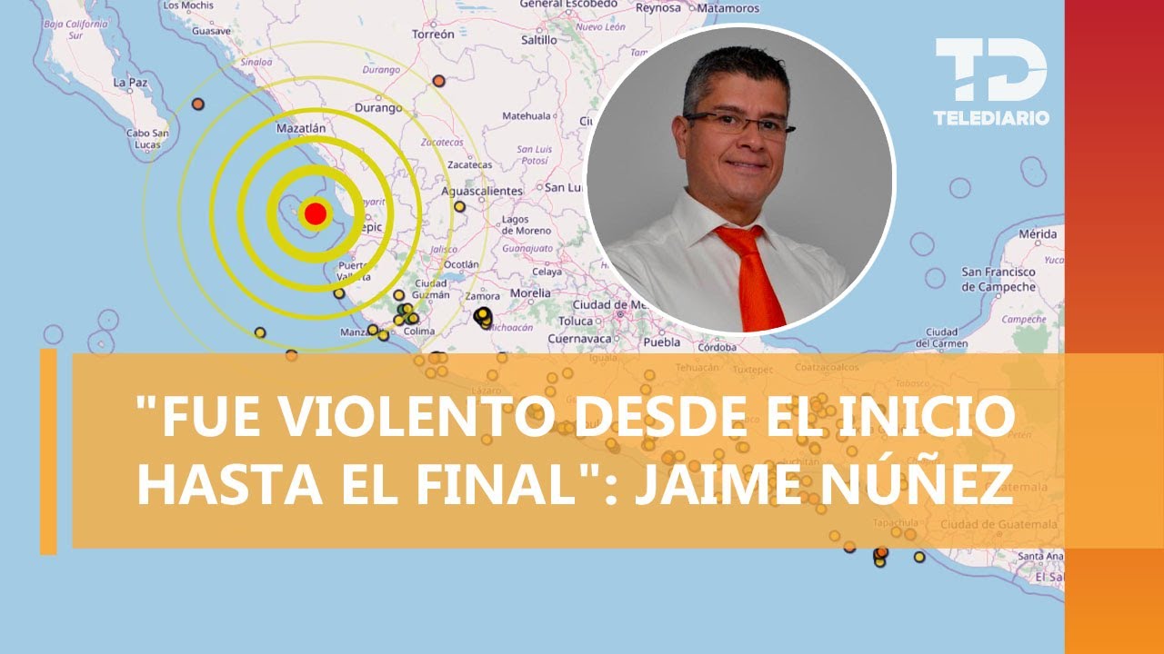 "Sismo fue violento": Jaime Núñez, conductor de Telediario, narra cómo vivió el temblor en Acapulco