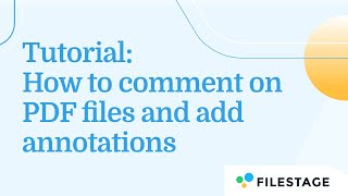 How to Comment on PDF Files and Add Annotations