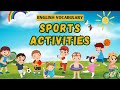 Names Of Sports Activities Learn English Vocabulary For Kids