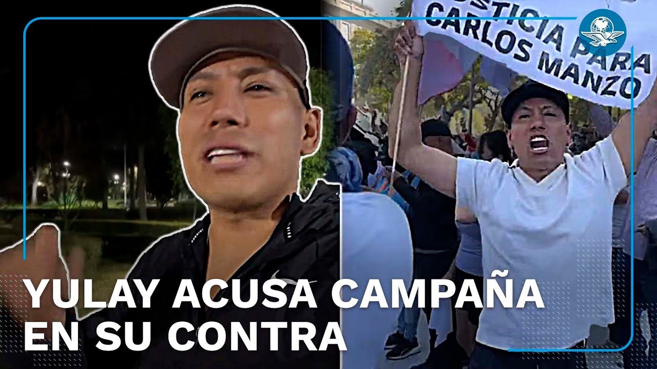 Tras asistir a marcha de la Generación Z, Yulay acusa campaña de odio en su contra
