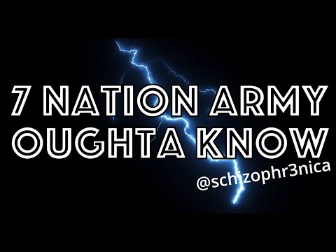 🔥🅼🅰🆂🅷🆄🅿🔥 "7 Nation Army Oughta Know" Alanis Morissette ⚔️ The White Stripes