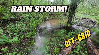 Rain Storm The Seasonal Creek is Flowing