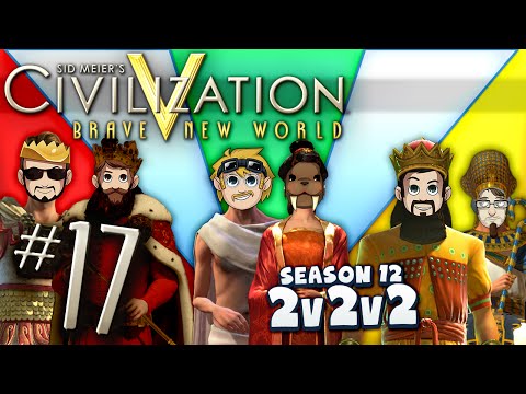 Civilization 5 2v2v2 - #17 - Kraken volanti