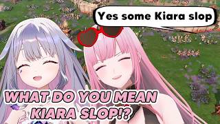 Calli and Biboo burst out laughing when they saw this chat message