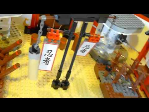 LEGO spinjitzu training temple - moving parts