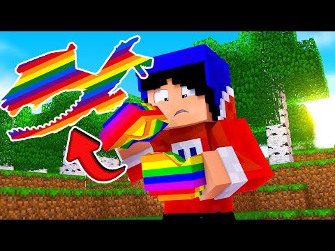 Minecraft : NASCEU o DRAGÃO ARCO IRIS *Incrivel* - GUERRA DE DRAGÕES Ep.8 « Nitro »