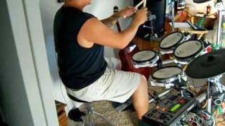 Kiss-God gave rock and roll to you Drum Cover (Augie Roxx)