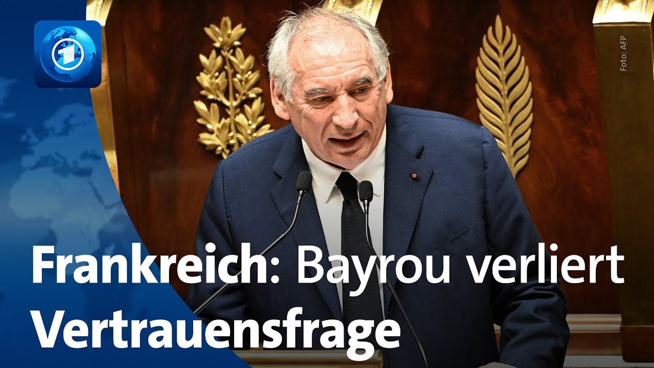 Frankreichs Premierminister Bayrou verliert Vertrauensabstimmung