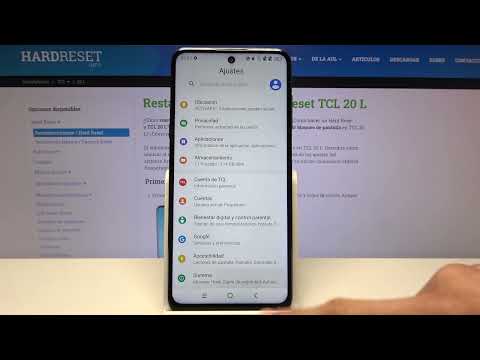 Cómo solucionar problemas de WiFi en TCL 20 L - restaurar ajustes de WiFi