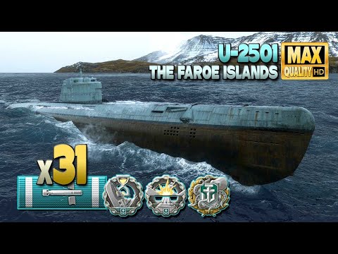 Submarine U-2501: Nice Kraken on map "The Faroe Islands" - World of Warships