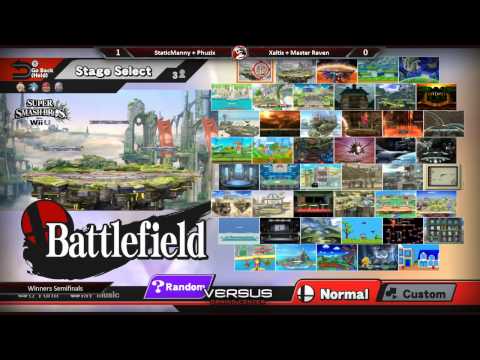 VS EVO 2015 Doubles - Winners Semis - StaticManny + Phuzix vs. Xaltis + Master Raven - Smash 4