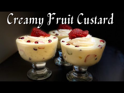 Creamy Fruit Custard | How to Make Fruit Custard | Ramadan Special Recipe - MKJ