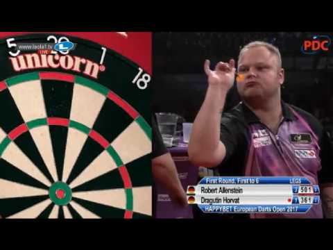 2017 European Darts Open Round 1 Allenstein vs Horvat