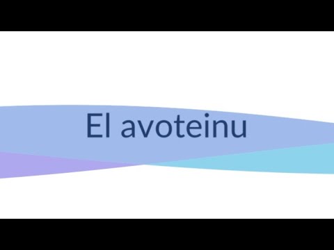 Canción “El avoteinu”-karaoke