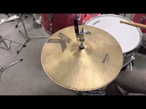 1990s Zildjian K 14" Hi Hat Cymbals 1221g 1476g