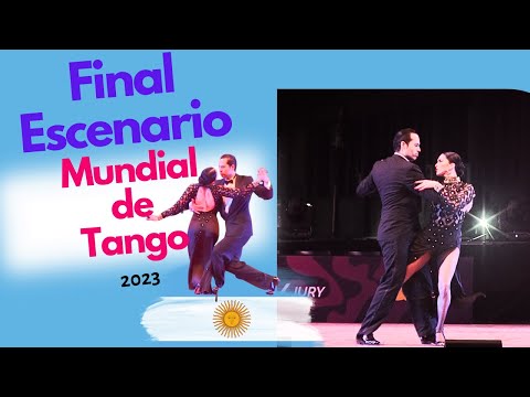Final mundial de Tango escenario 2023, pareja 315, Iara Duarte, Jesús Paez