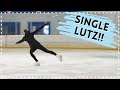 How To Do A Single Lutz! - Tips For Beginners - Figure Skating Tutorial