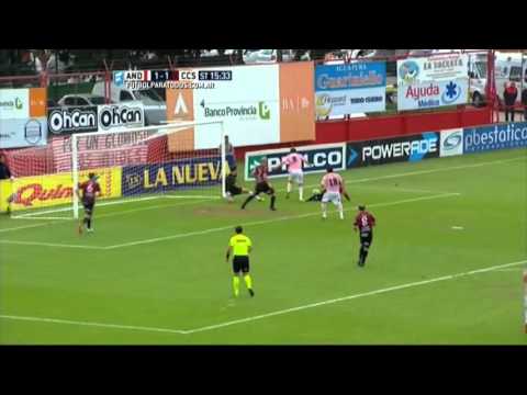 Calviño figura en el Gallardón. Los Andes 1 - Central Cordoba 1. Fecha 38. B Nacional 2015. FPT