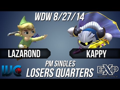 WDW 8/27/14 - Kappy (Meta Knight) vs. Lazarond (Toon Link) PM Singles Loser's Quarters