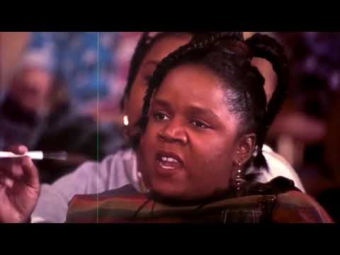 Dangerous Minds trailer image emphasizing student–teacher face-offs underscored by somber hip-hop cues