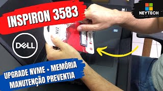 DELL Inspiron 3583 - P75F - Como fazer upgrade de  NVME e memória + manutenção preventiva