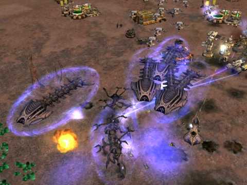 The Elite GDI Firehawk Strike Force attacks.avi