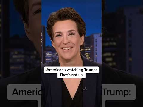 Americans watching Trump: That's not us
