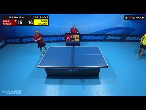 15:55 Andrii Rehush - Anton Shypilov 07.09.2023 TT Euro.Cup Ukraine Master. TABLE 3
