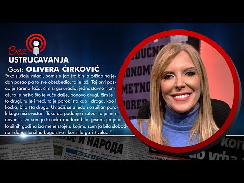 BEZ USTRUČAVANJA - Olivera Ćirković: Kod nas pola policije sarađuje sa kriminalcima!