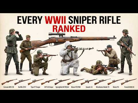 Every Sniper Rifle in WW2 RANKED from WORST to BEST