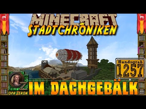 Minecraft #1257 -Stadtchroniken- Im Dachgebälk  [HD+Deutsch]