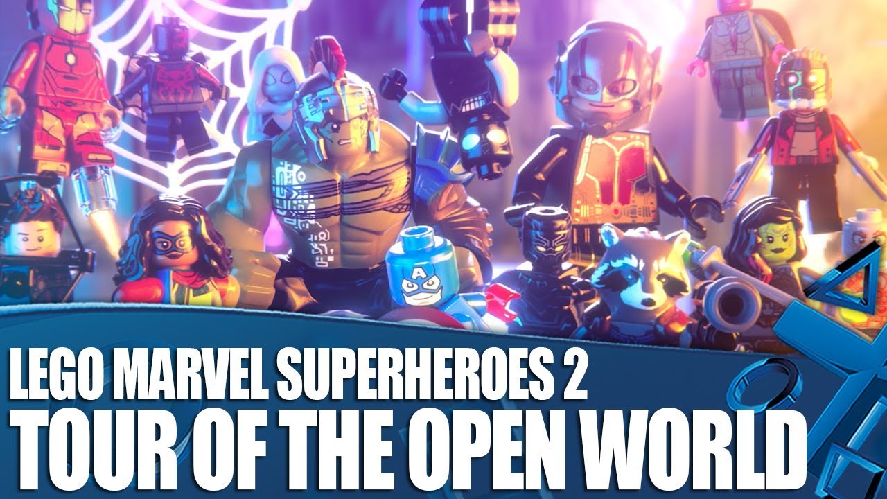 Lego Marvel Superheroes 2 - Tour Of The Open World and Huge Character Roster! - YouTube