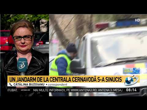 Un jandarm de la Centrala Cernavodă a încercat să se sinucidă. S-a izolat într-o cameră, unde