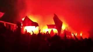 12:12 Protest: Fans von Hertha BSC bei Energie Cottbus 17. Spieltag Spielzeit 2012/2013