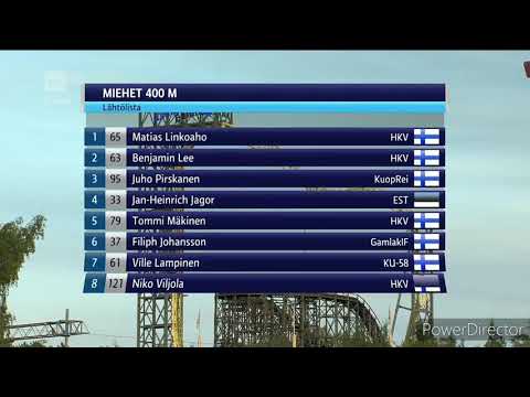 Miesten 400m (Benjamin Lee 48,28 PB) - Eltsun Tähtikisat 2020