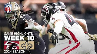 Download Lagu Atlanta Falcons vs. New Orleans Saints | 2024 Week 10 Game Highlights Thumbnail